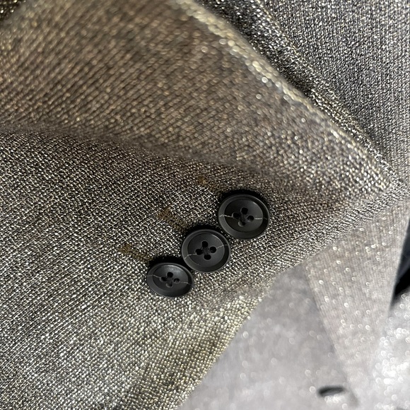 Banana Republic Gold Metallic Shimmer Blazer (size 6) - Picture 5 of 9